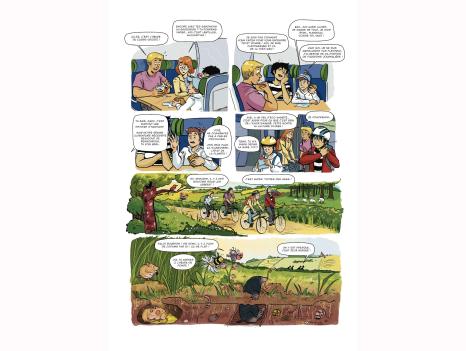 Deuxième page de la bande dessinée sur la transition agricole