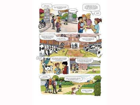 Troisième page de la bande dessinée sur la transition agricole