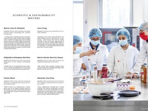 Extrait de l'ouvrage "The Cooking passport" Extrait de l'ouvrage "The Cooking passport"
