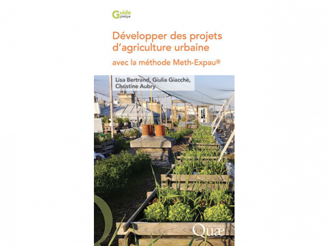 Couverture de la brochure "développer des projets d'agriculture urbaine" avec la méthode Meth-Expau