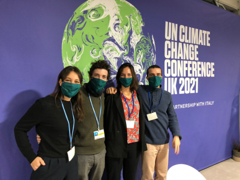 étudiants à la COP26 COP26