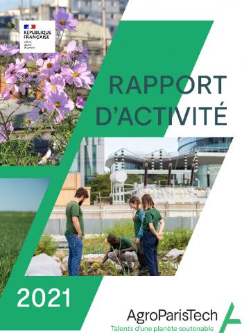 Couverture rapport d'activités 2021 Couverture rapport d'activités 2021