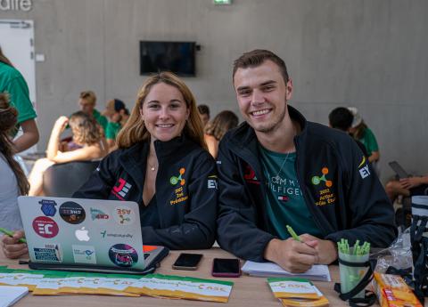 photographie d'étudiants