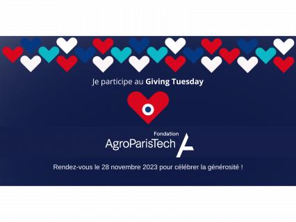 Affiche du Giving Tuesday 2023 à AgroParisTech Affiche du Giving Tuesday 2023 à AgroParisTech