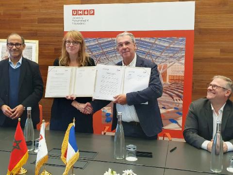 Signature d'un accord cadre avec l'Université Mohammed 6 Polytechnique